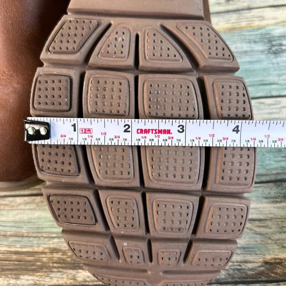 Skechers Easy Going Comfort Ankle Boot Womens 9.5 Brown Slip On Casual Walking